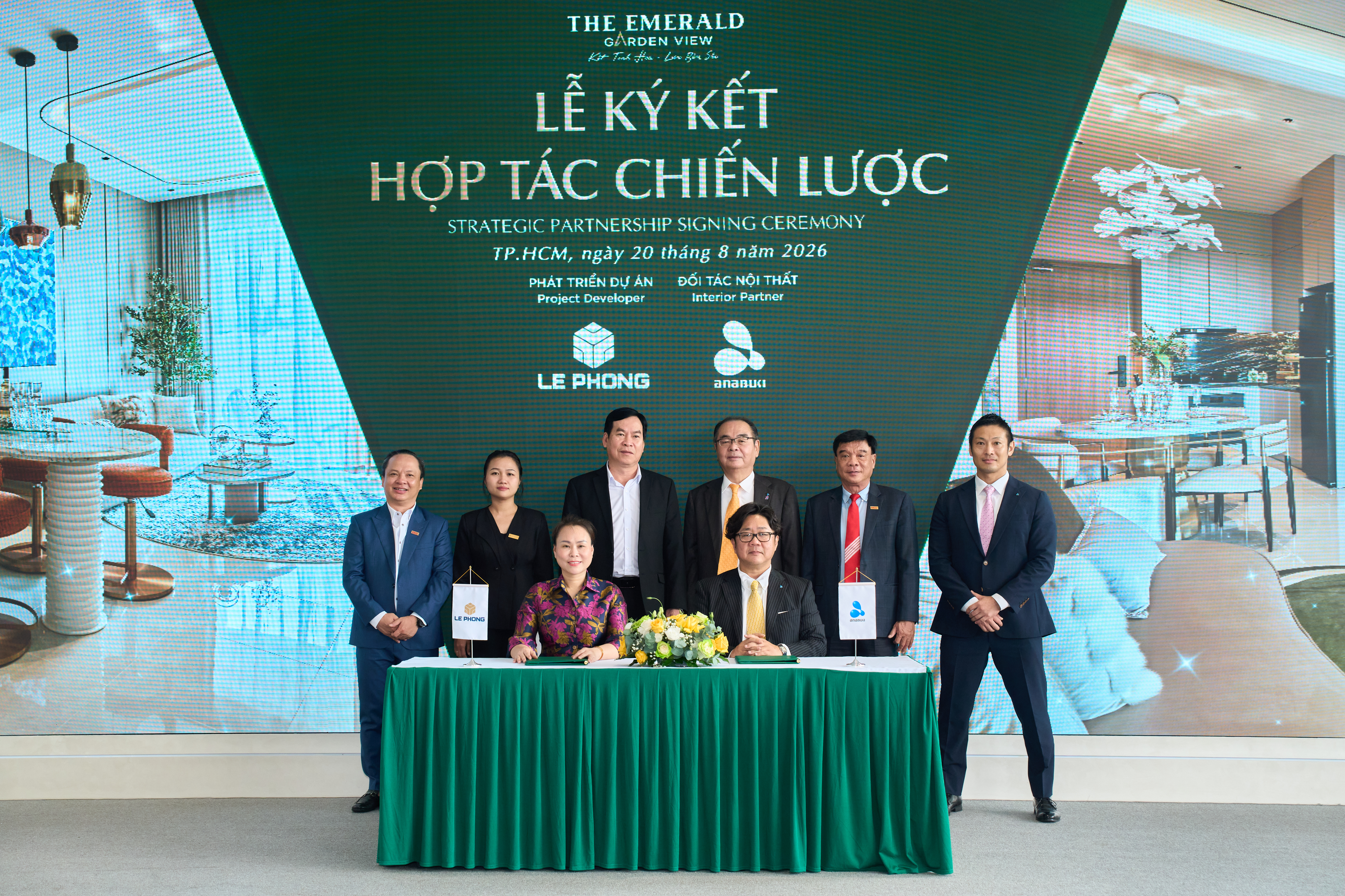 ANABUKI INTERIOR DESIGN KÝ KẾT HỢP TÁC CHIẾN LƯỢC CÙNG TẬP ĐOÀN LÊ PHONG